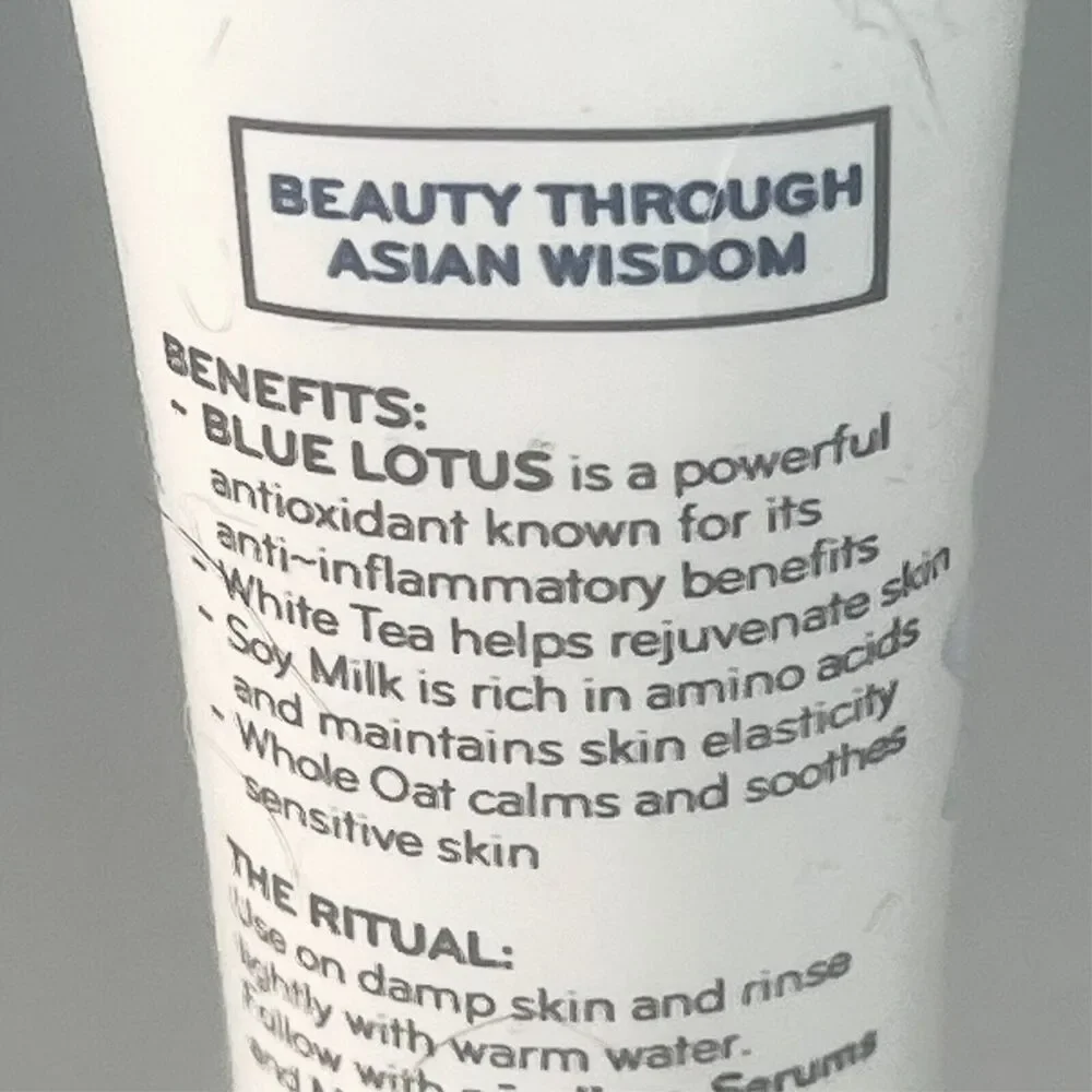 Purlisse Blue Lotus 4-in-1 Cleansing Wash Milk Gentle Travel 1 fl oz 30ml New